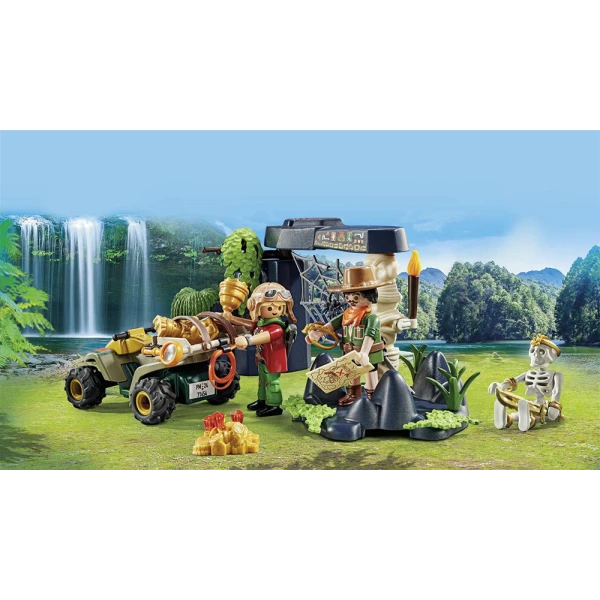 PLAYMOBIL DINOS ΚΥΝΗΓΙ ΘΗΣΑΥΡΟΥ ΣΤΗΝ ΖΟΥΓΚΛΑ