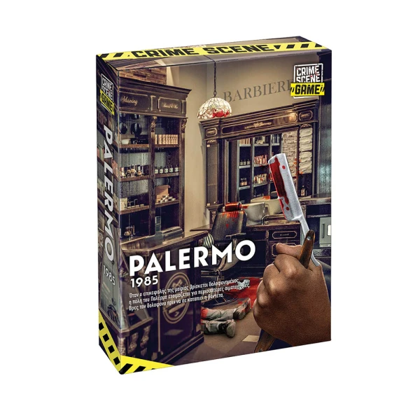 AS GAMES BOARD GAME CRIME SCENE PALERMO 1985 FOR AGES 18+ AND 1+ PLAYERS