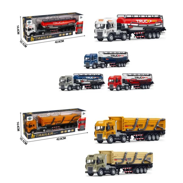 TANKER TRUCK WITH SOUNDS AND LIGHTS - VARIOUS COLORS