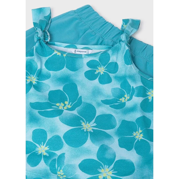 MAYORAL SET SHORTS PRINTED DARK BLUE