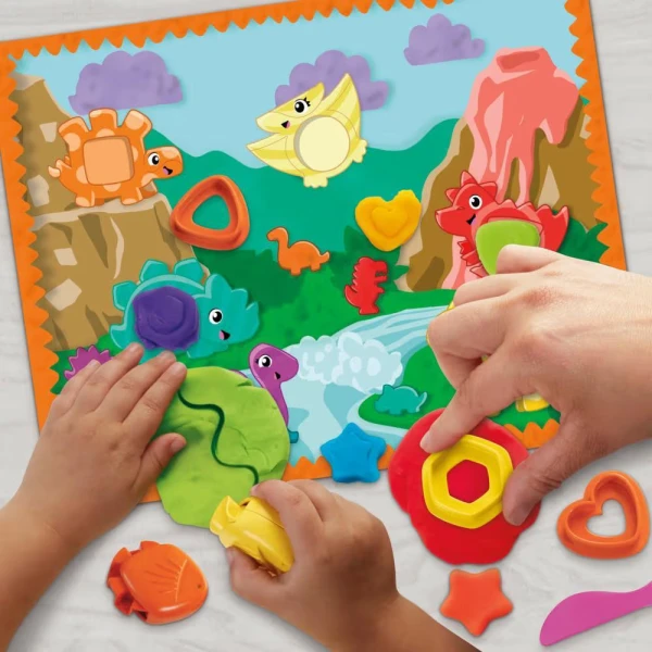 PLAY-DOH ΣΕΤ SHAPES AND COLORS DINO