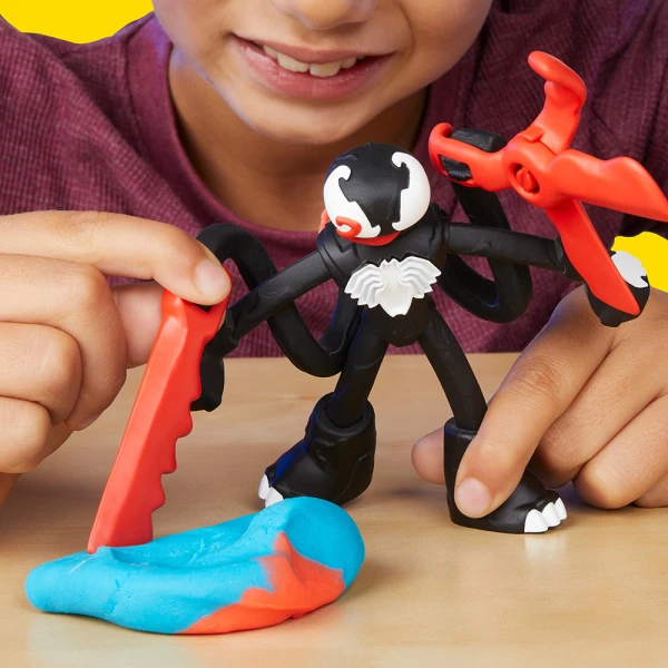 PLAY-DOH ΣΕΤ ΠΑΙΧΝΙΔΙΟΥ SPIDERMAN LAUNCH AND SLICE BATTLE