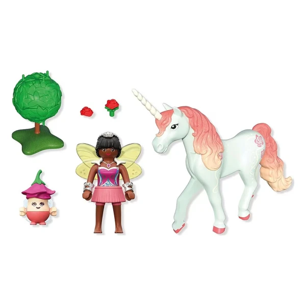 PLAYMOBIL ΜΟΝΟΚΕΡΟΣ ΜΕ ΡΟΖ ΧΑΙΤΗ