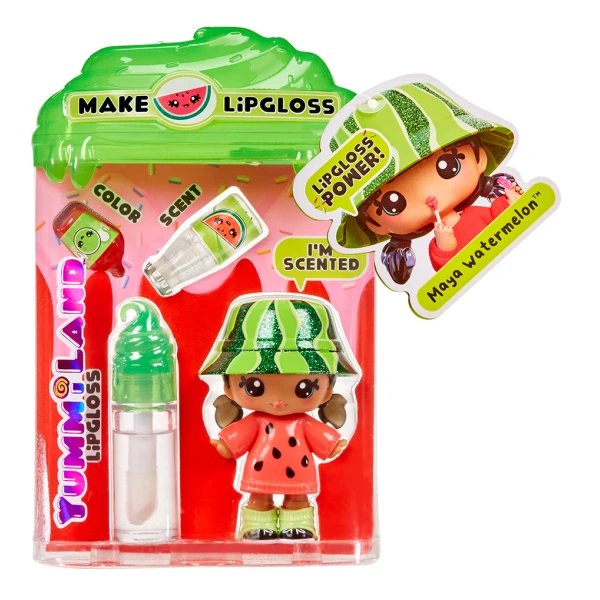 YUMMILAND LIPGLOSS ΚΟΥΚΛΑ - MAYA WATERMELON