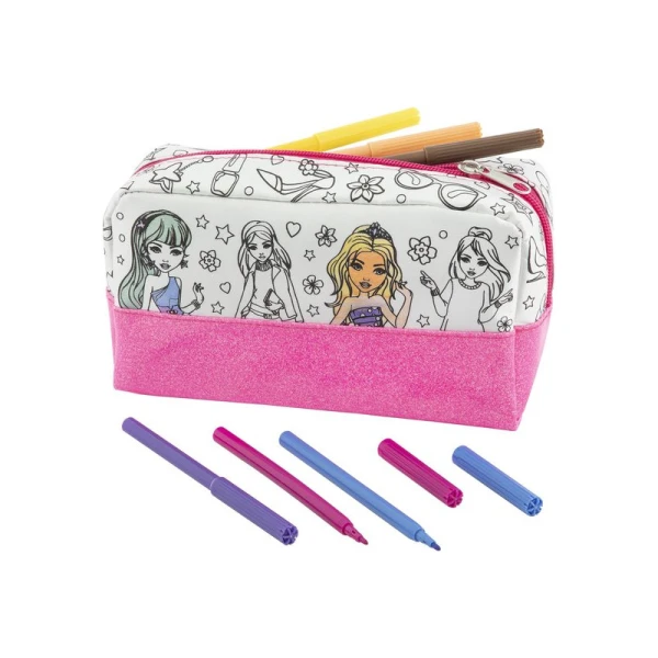 DRAW YOUR PENCILCASE WITH 6 MARKERS