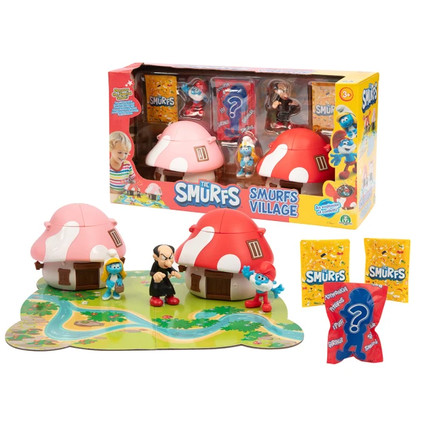 SMURFS PLAYSET SMURFS VILLAGE