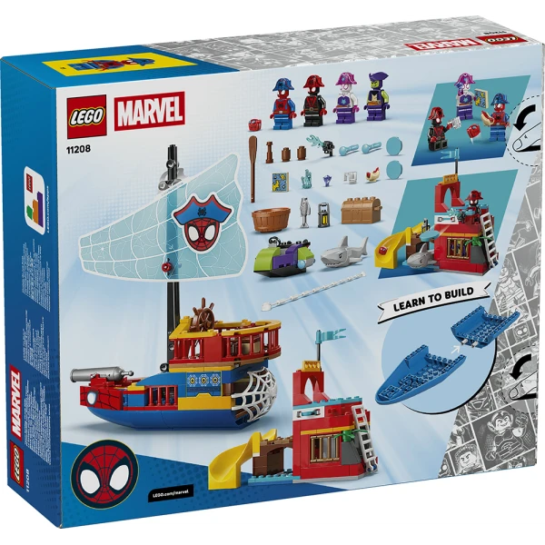 LEGO® MARVEL SPIDEY AND HIS AMAZING FRIENDS ΠΕΙΡΑΤΙΚΟ ΠΛΟΙΟ ΟΜΑΔΑΣ ΣΠΑΙΝΤΙ