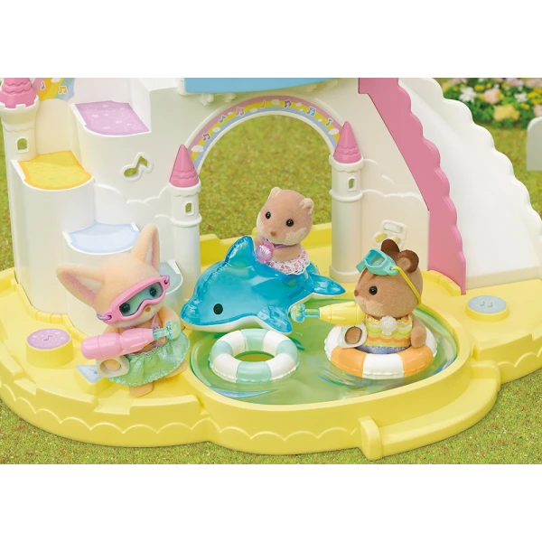 THE SYLVANIAN FAMILIES NURSERY FRIENDS POOL FUN TRIO