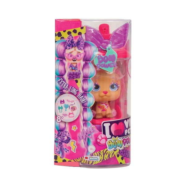VIP PETS SERIES 3 BOW POWER COLLECTIBLE DOLL WITH EXTRA LONG HAIR - 6 DESIGNS