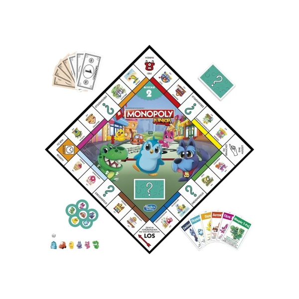 ΕΠΙΤΡΑΠΕΖΙΟ ΠΑΙΧΝΙΔΙ MONOPOLY JUNIOR 2 ΠΑΙΧΝΙΔΙΑ ΣΕ 1