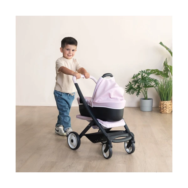 SMOBY MAXI COSI ΠΟΡΤ-ΜΠΕΜΠΕ ΚΑΙ ΚΑΡΟΤΣΙ ΚΟΥΚΛΑΣ ΡΟΖ