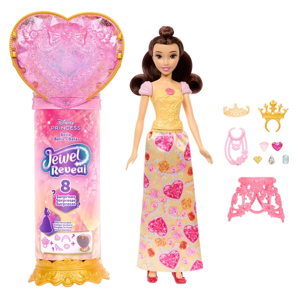 DISNEY PRINCESS ΚΟΥΚΛΑ ΠΕΝΤΑΜΟΡΦΗ ΜΕ ΚΟΣΜΗΜΑΤΟΘΗΚΗ