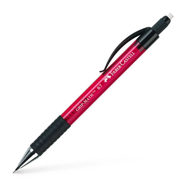 FABER-CASTELL ΜΗΧΑΝΙΚΟ ΜΟΛΥΒΙ GRIPMATIC 0.7 mm ΚΟΚΚΙΝΟ