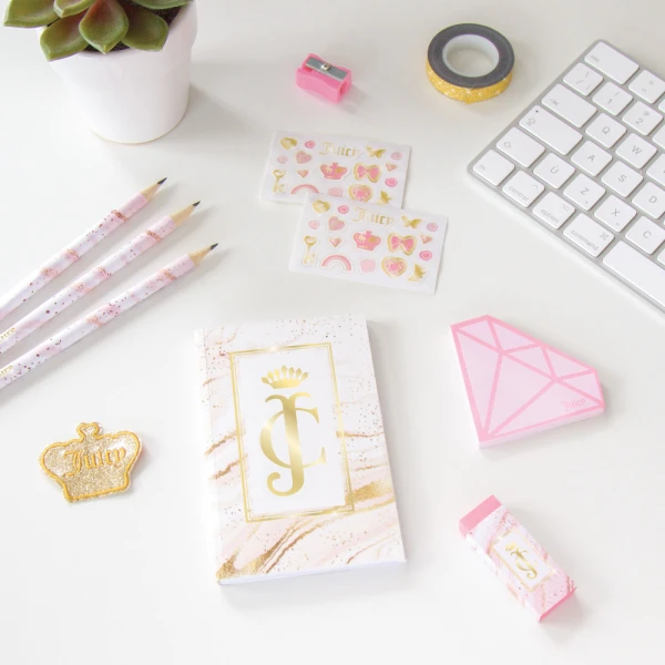 MAKE IT REAL JUICY COUTURE: ACRYLIC DELUXE STATIONERY SET 