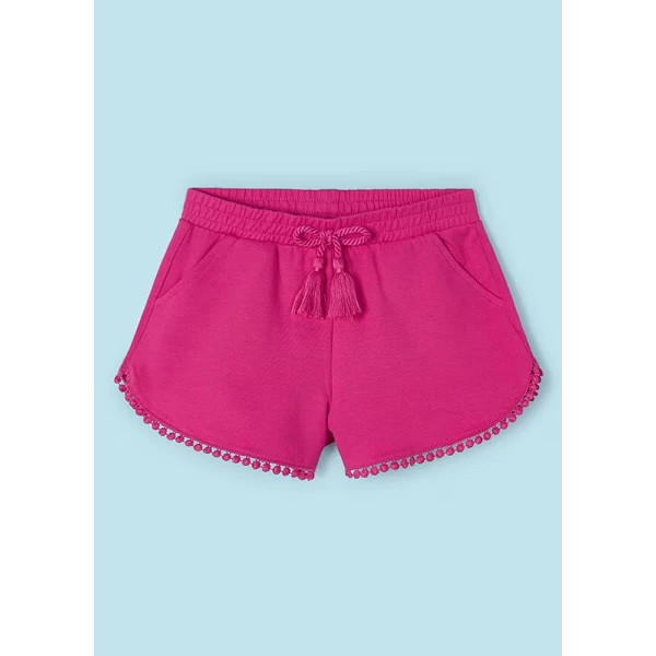 MAYORAL SHORT PANTS BASIC SWEATSHIRT FUCHSIA