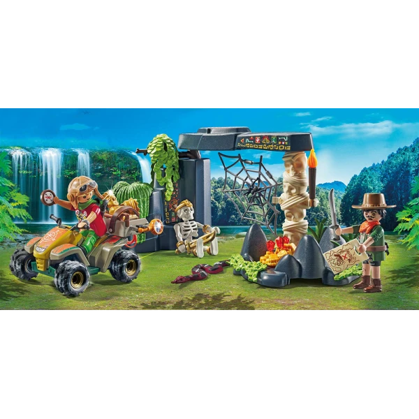 PLAYMOBIL DINOS ΚΥΝΗΓΙ ΘΗΣΑΥΡΟΥ ΣΤΗΝ ΖΟΥΓΚΛΑ