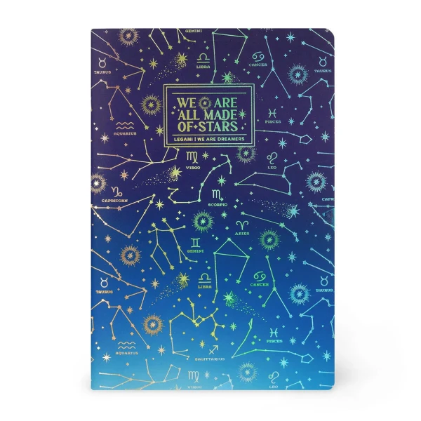 LEGAMI NOTEBOOK A5 LINED MEDIUM - STARS