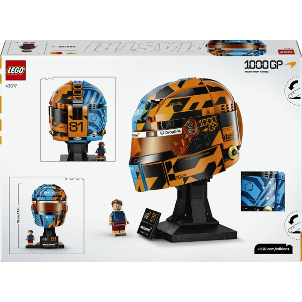 LEGO® EDITIONS McLAREN MASTERCARD F1 TEAM OSCAR PIASTRI HELMET