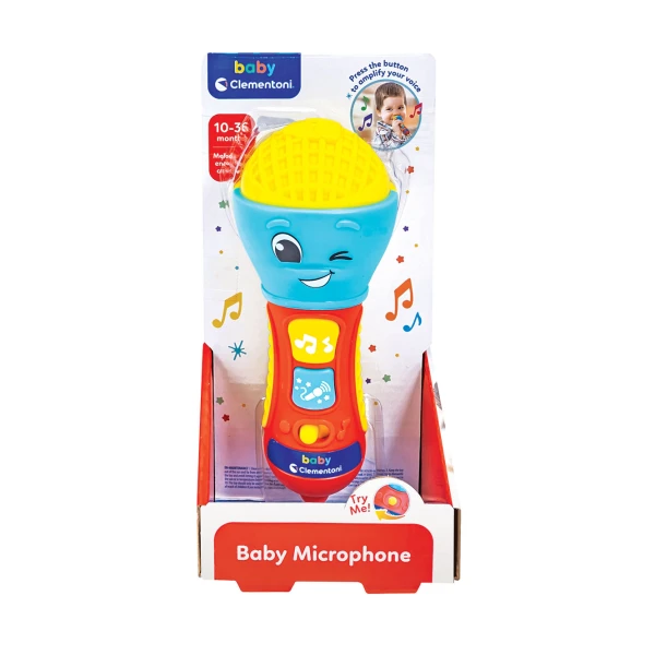 BABY CLEMENTONI ΒΡΕΦΙΚΟ ΠΑΙΧΝΙΔΙ BABY ΜΙΚΡΟΦΩΝΟ ΓΙΑ 10-36 ΜΗΝΩΝ