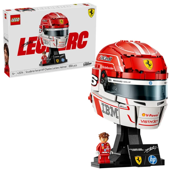 LEGO® EDITIONS SCUDERIA FERRARI HP CHARLES LECLERC HELMET