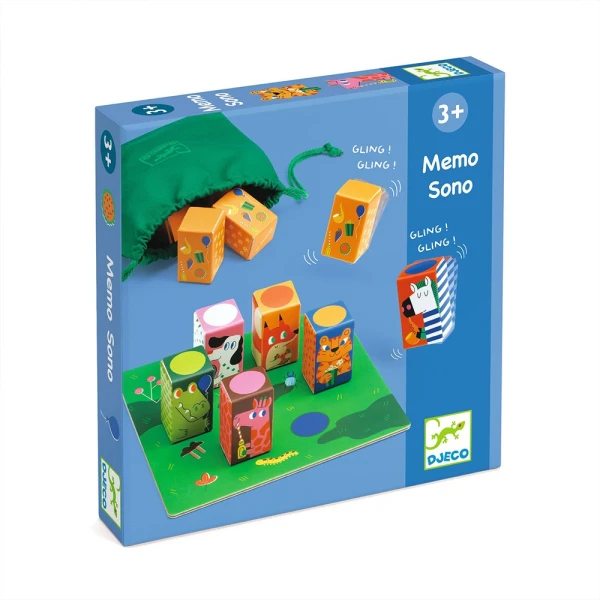 DJECO EDUCATIONAL MEMORY GAME WITH SOUNDS
