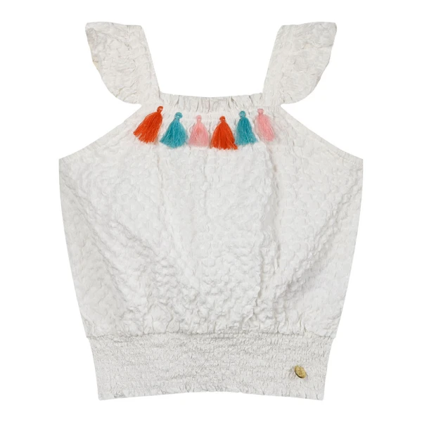 ENERGIERS GIRL\'S TOP ECRU