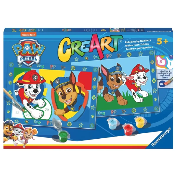 RAVENSBURGER ΖΩΓΡΑΦΙΚΗ ΜΕ ΑΡΙΘΜΟΥΣ CREART JUNIOR PAW PATROL