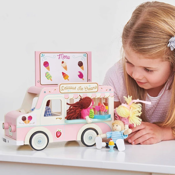LE TOY VAN DAISYLANE ΞΥΛΙΝΟ VAN ΠΑΓΩΤΟ DOLLY