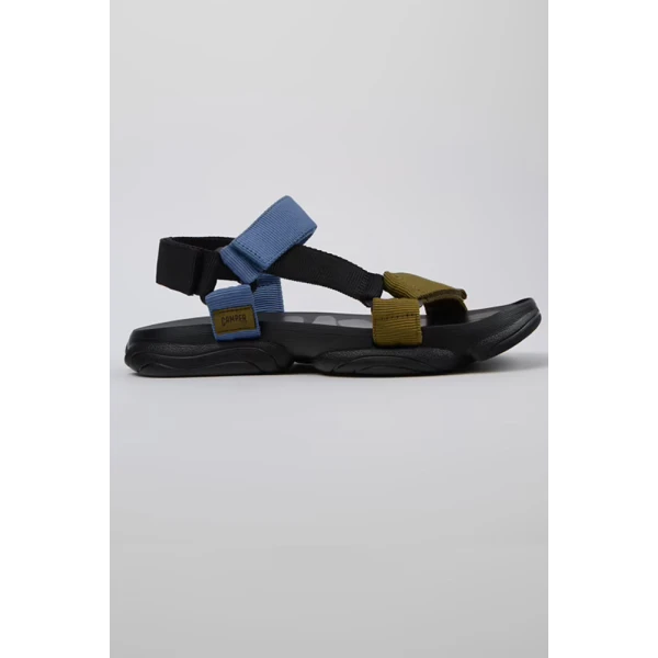 CAMPER MEN\'S SANDALS KARST MULTICOLOR BLACK