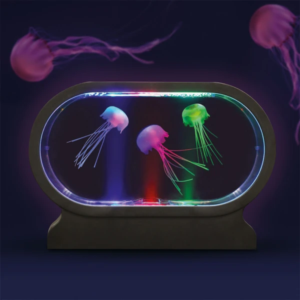 THE SOURCE OVAL MINI JELLYFISH LAMP