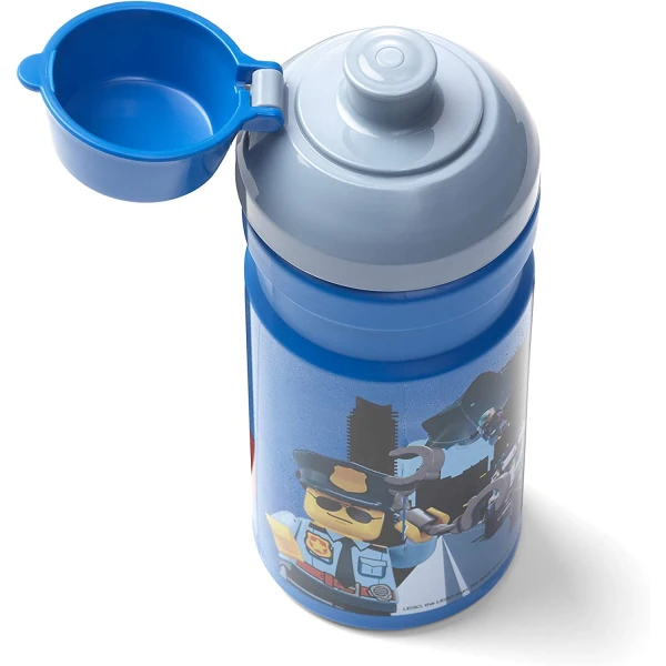 LEGO BOTTLE 390ml CITY LEGO 023 BRIGHT BLUE