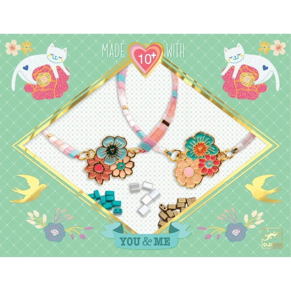 DJECO MAKE YOUR OWN BRACELETS - FLOWERS