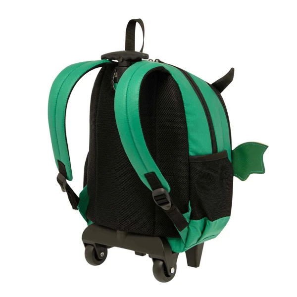 POLO ΣΑΚΙΔΙΟ ΝΗΠΙΟΥ TROLLEY JUNIOR LITTLE 2024 ΠΡΑΣΙΝΟ ΔΡΑΚΟΣ