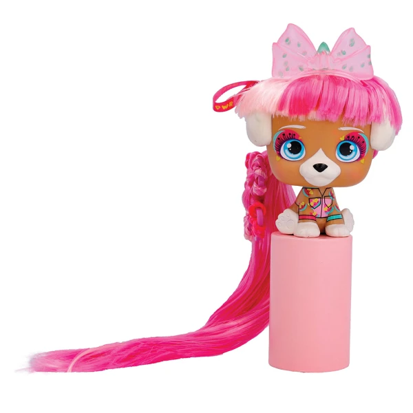 VIP PETS SERIES 3 BOW POWER COLLECTIBLE DOLL WITH EXTRA LONG HAIR - 6 DESIGNS