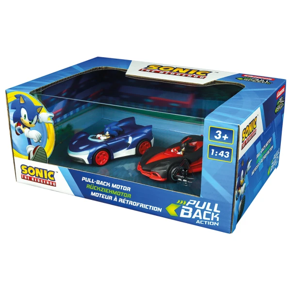 CARRERA PULL BACK SPEED SONIC RACING ΑΥΤΟΚΙΝΗΤΑ SONIC vs SHADOW 1:43 15813023