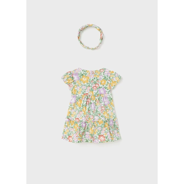 MAYORAL DRESS WITH HAIRBAND LILAC