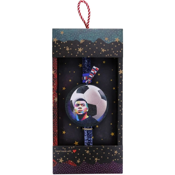 SYNCHRONIA HANDMADE CANDLE 30 cm FOOTBALL STAR No 1