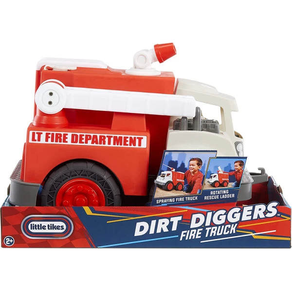 LITTLE TIKES DIRT DIGGER REAL WORKING FIRE TRUCK