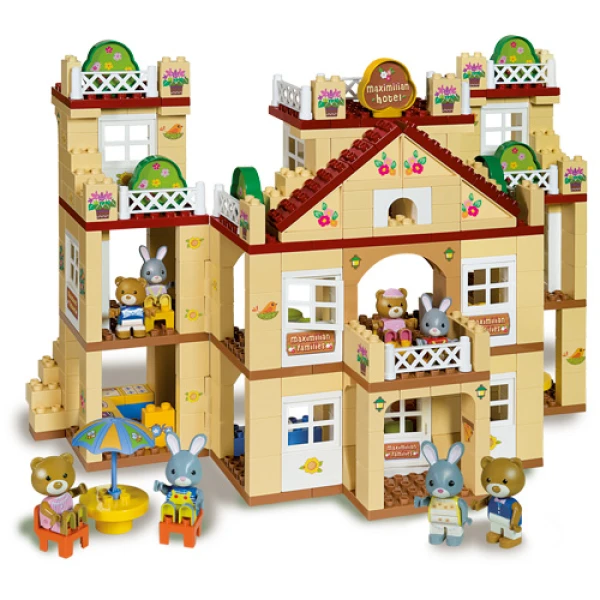 UNICO PLUS BRICKS 296 pcs HOTEL MAXIMILIAN FAMILIES