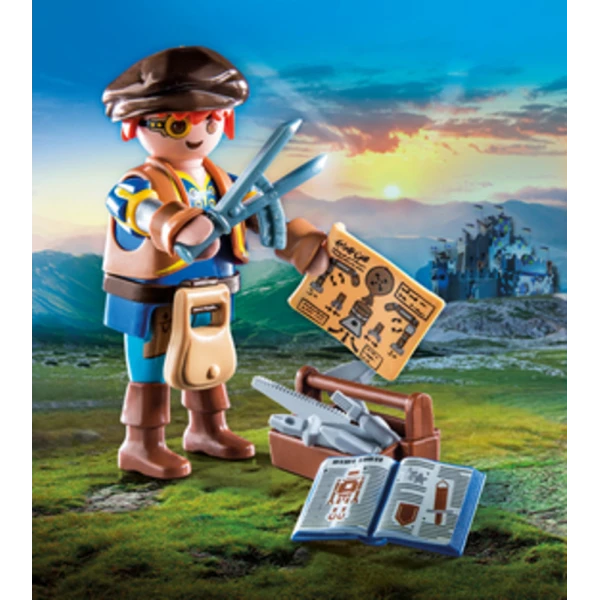 PLAYMOBIL NOVELMORE DARIO WITH HIS TOOLS