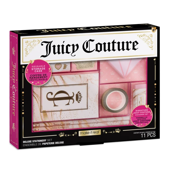 MAKE IT REAL JUICY COUTURE: ACRYLIC DELUXE STATIONERY SET 