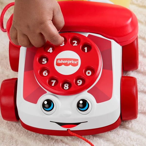 FISHER PRICE ΣΥΡΟΜΕΝΟ ΤΗΛΕΦΩΝΑΚΙ 80 ΧΡΟΝΙΑ MATTEL