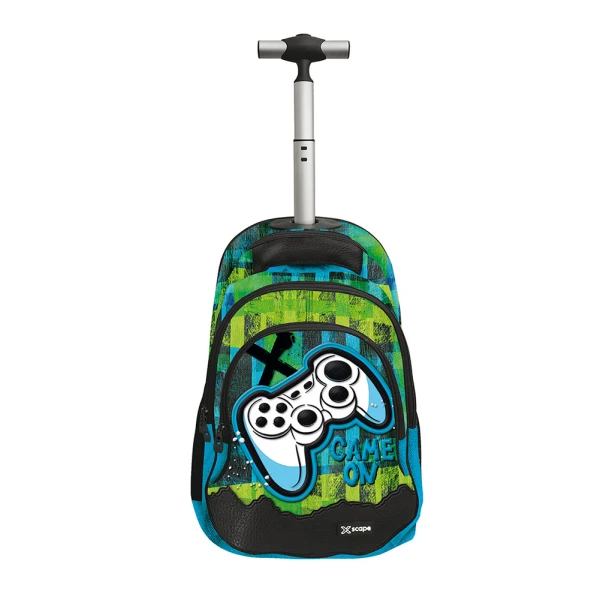 MULTI-COMPARTMENT TROLLEY BACKPACK GAMING XSCAPE