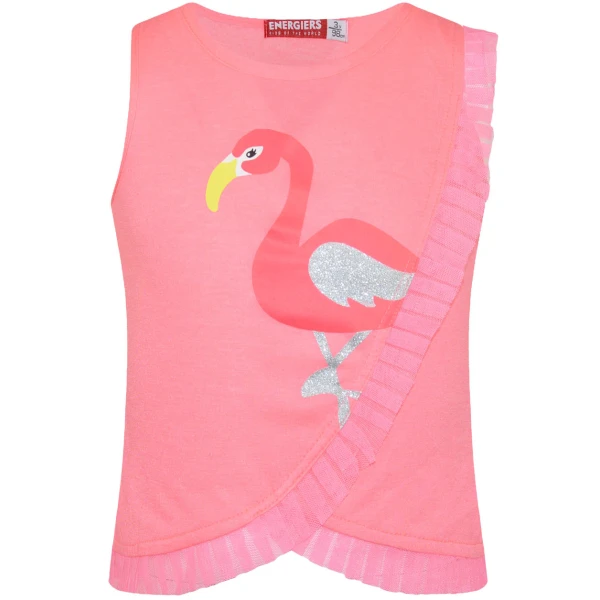 ENERGIERS BEBE GIRL BLOUSE NEON CORAL