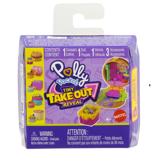 POLLY POCKET MINI TINY TAKEOUT REVEAL