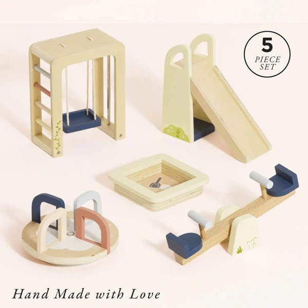 LE TOY VAN WOODEN PLAYGROUND FOR DOLLHOUSE 