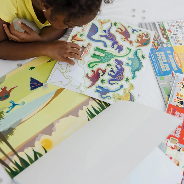 MELISSA & DOUG ΕΠΑΝΑΧΡΗΣΙΜΟΠΟΙΟΥΜΕΝΑ ΑΥΤΟΚΟΛΛΗΤΑ - 3 ΣΧΕΔΙΑ