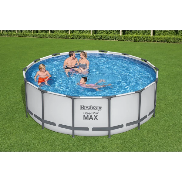BESTWAY POOL SET 427X122 cm STEEL PRO MAX 