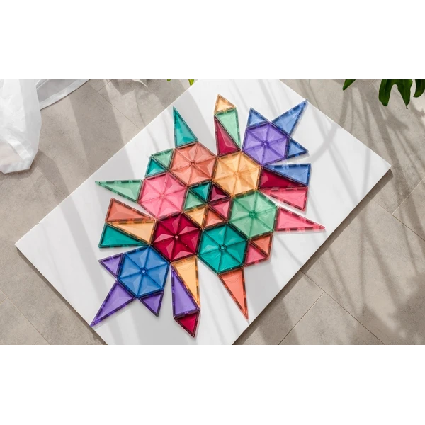 CONNETIX MAGNETIC TILES PASTEL GEOMETRY PACK 40 pcs