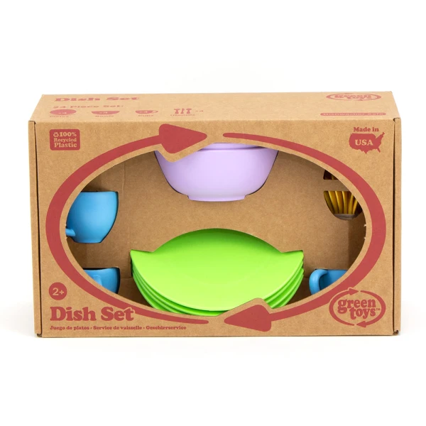 GREEN TOYS DISH SET DSH01R